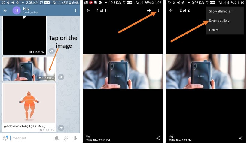iOS Telegram怎么保存图片？