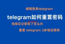 电报忘记密码怎么办？